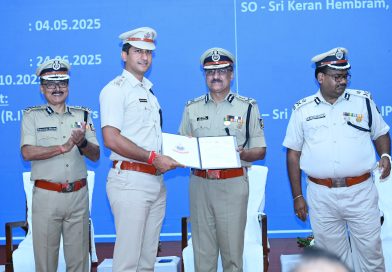 ପୁରୀ ଏସ୍‌.ପି ଶ୍ରୀ ପ୍ରତୀକ ସିଂ ସମ୍ମାନିତ